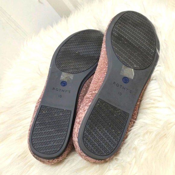 Rothy's Metallic Slip On Brown Flats Size W10🌴 - Picture 7 of 9